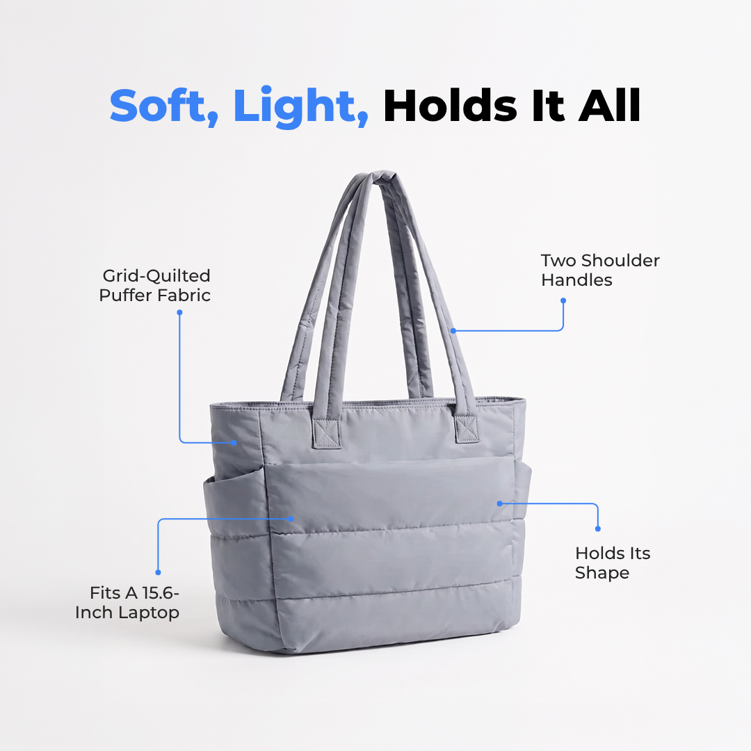 Soft Puffer Shoulder Bag