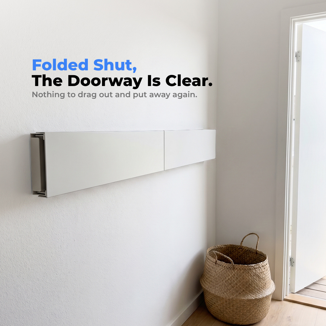 Wall Mounted Clothes Drying Rack