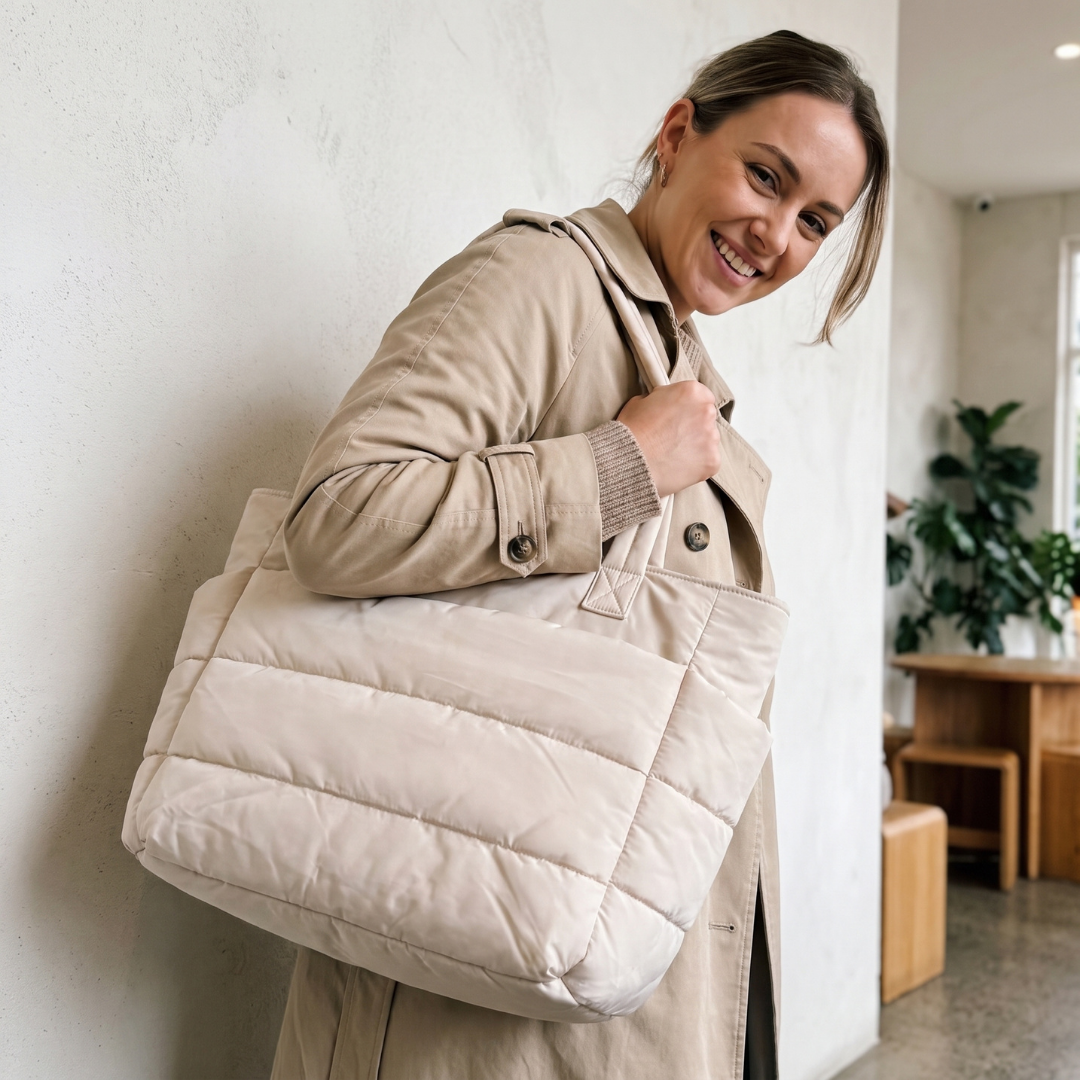 Soft Puffer Shoulder Bag