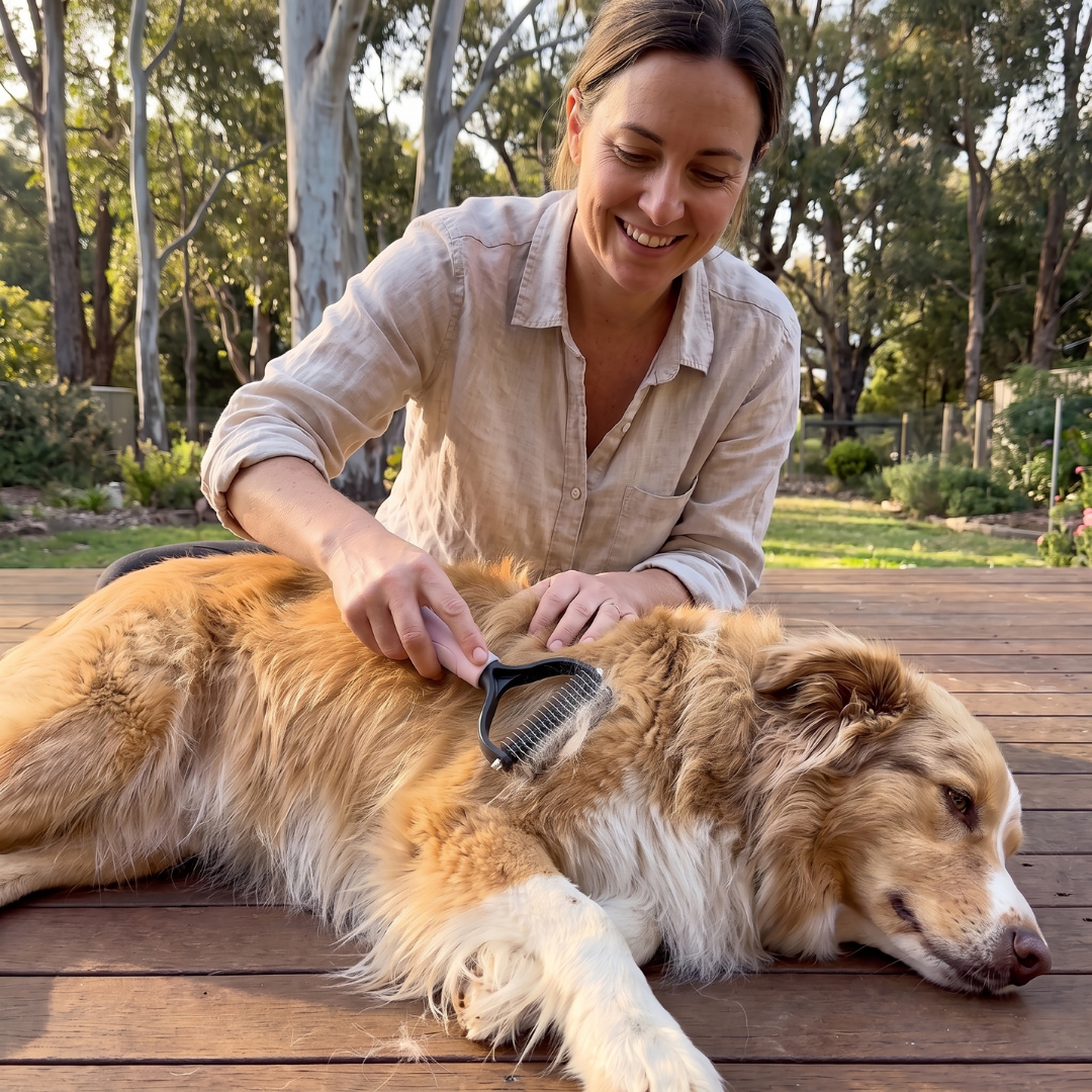 Deshedding & Dematting Pet Brush