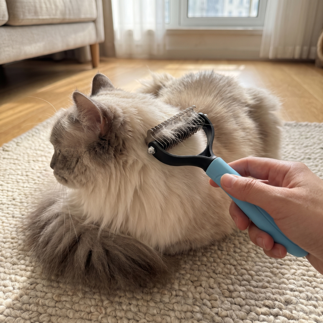 Deshedding & Dematting Pet Brush