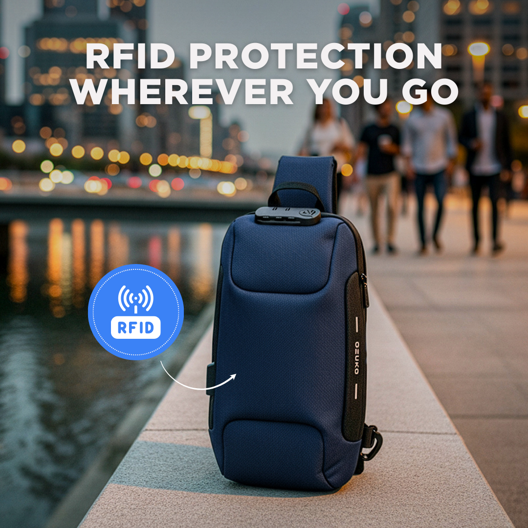 Anti-Theft Crossbody Charging Bag