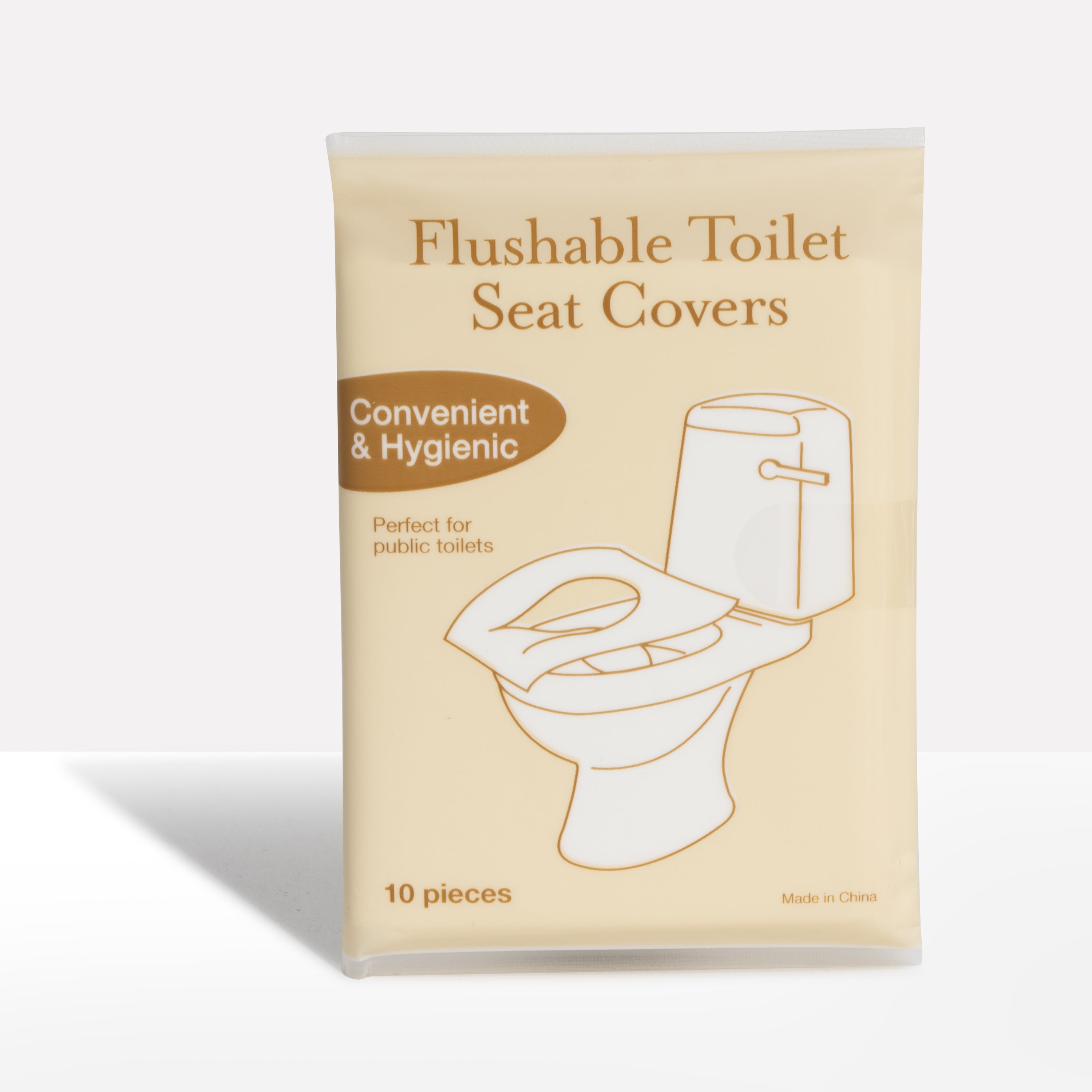 Flushable Travel Toilet Seat Covers | 50 Pack