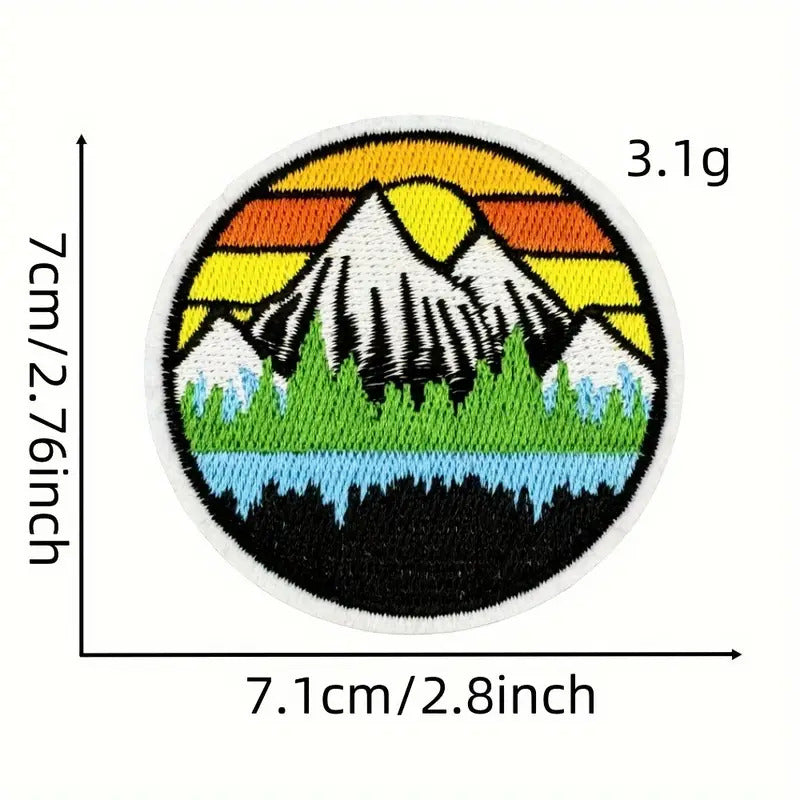 Iron-On Travel Patches – 20 Pc Set