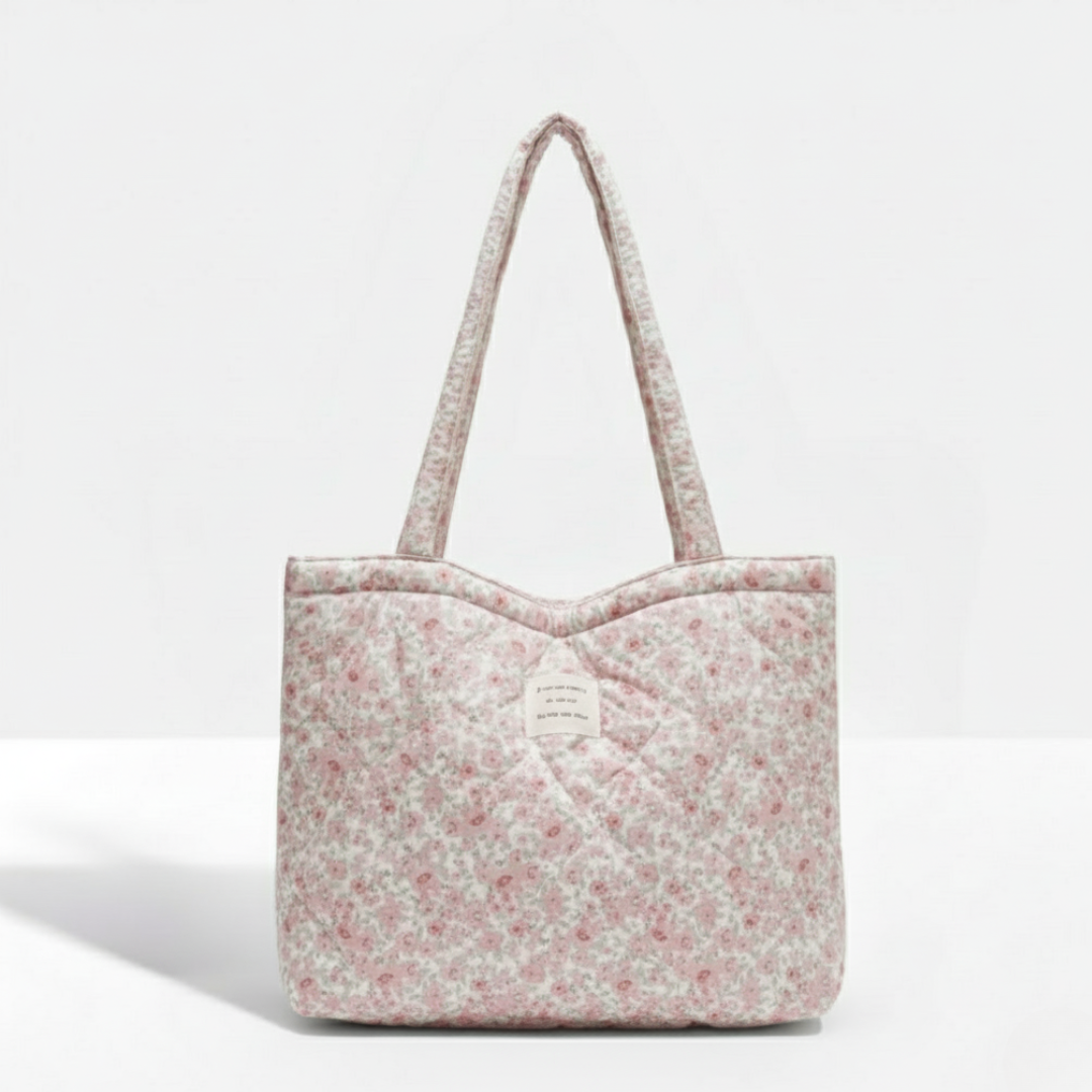 Aurora Quilted Floral Tote