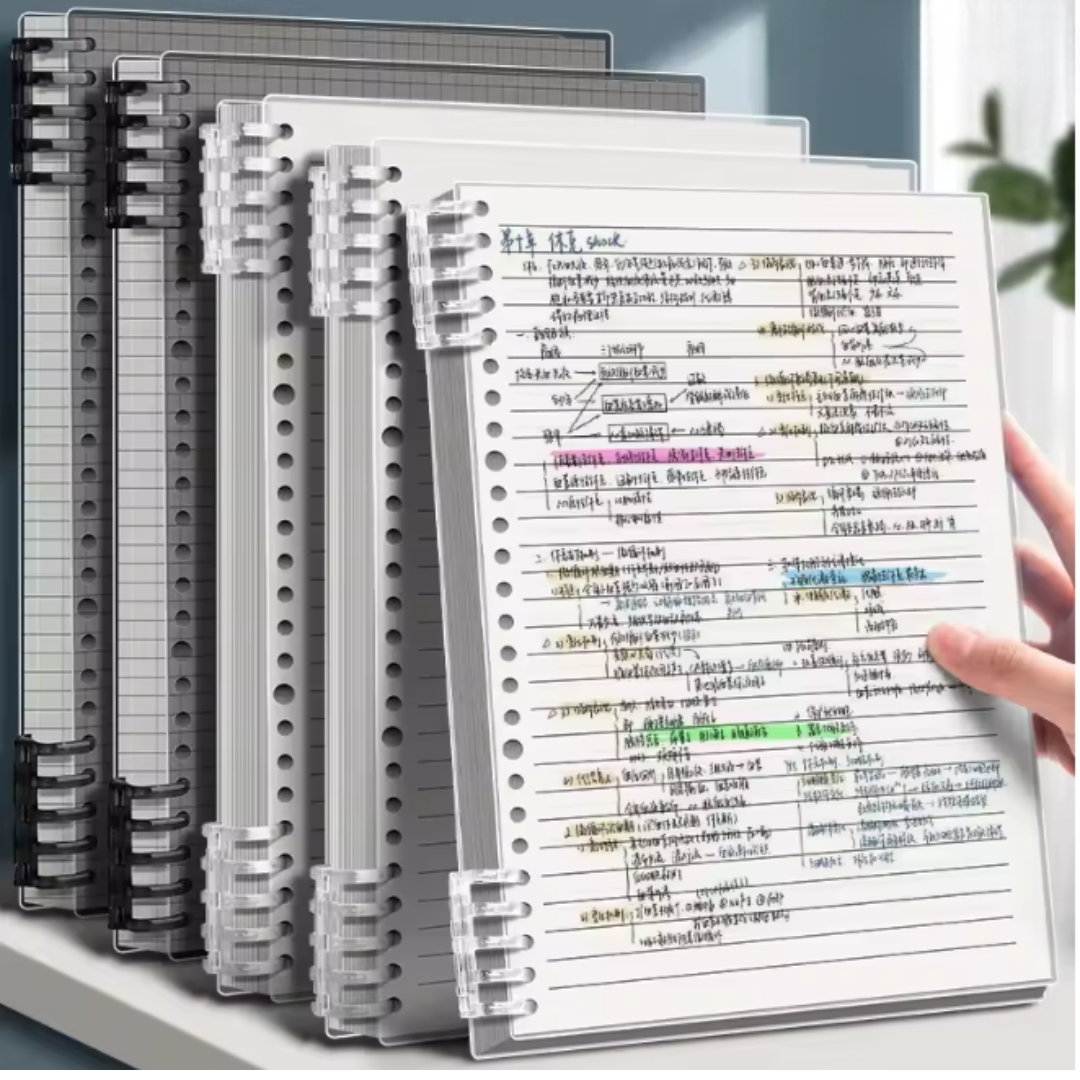 Transparent Looseleaf Notebook
