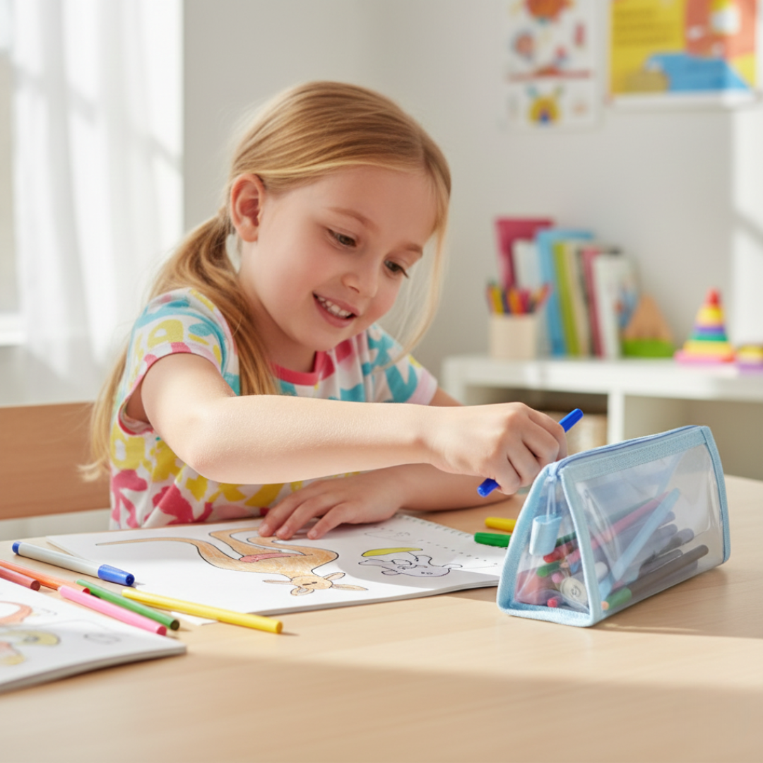 Frosted Transparent Pencil Case