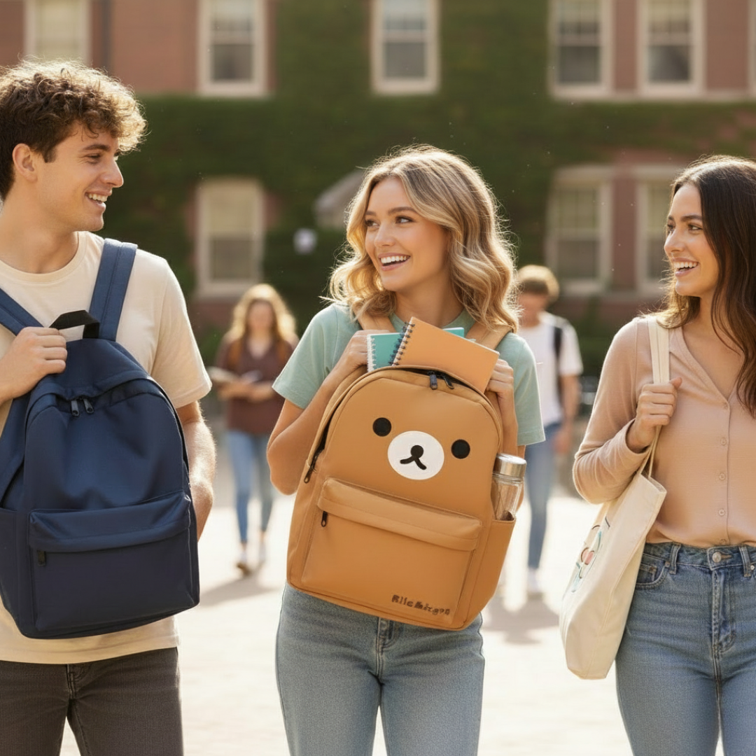 Kawaii Bear Student Backpack