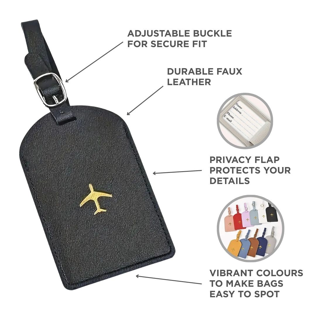 Leather Custom Luggage Tag