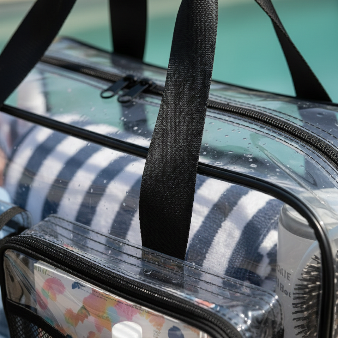 Transparent Wet Dry Duffle