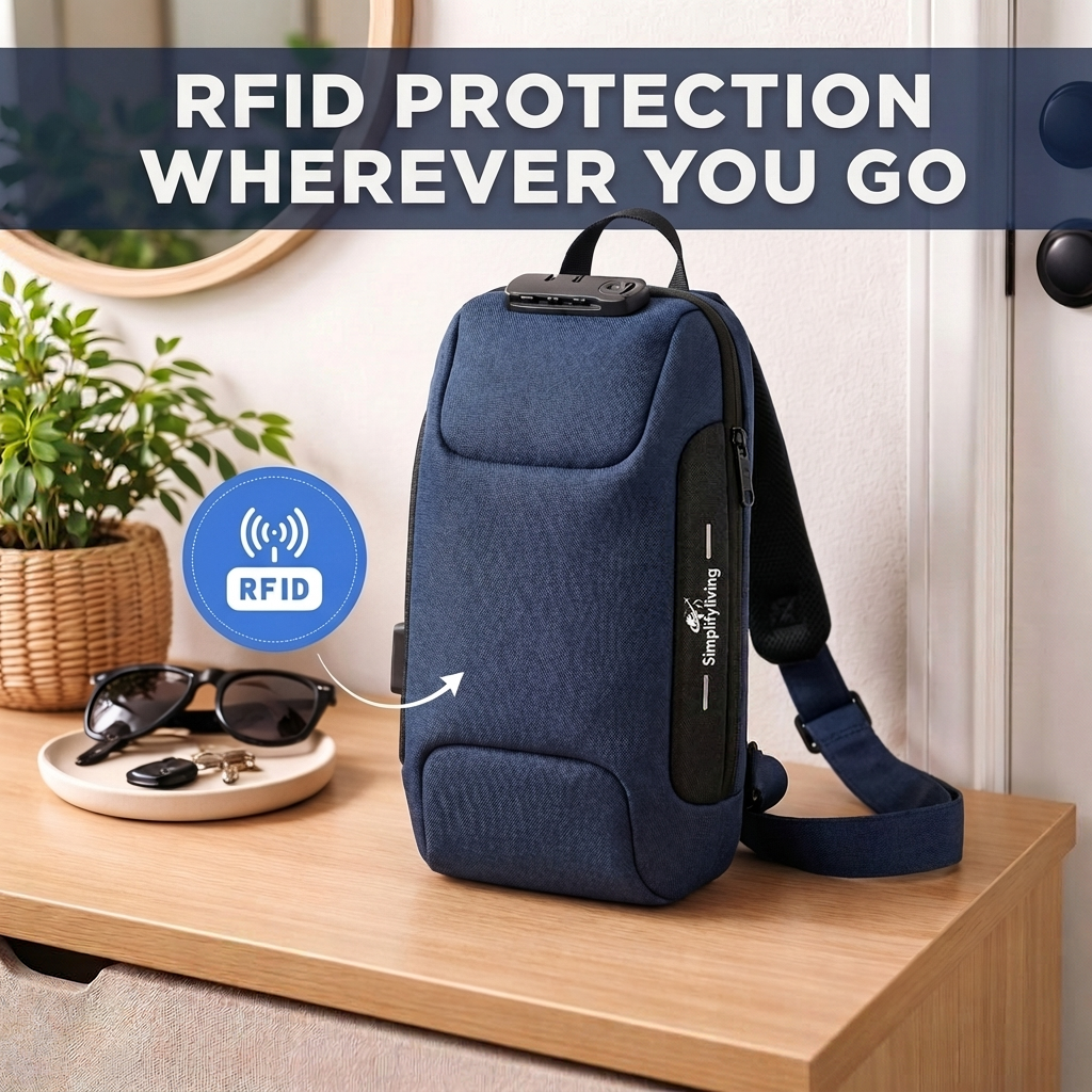 Anti-Theft Crossbody Charging Bag