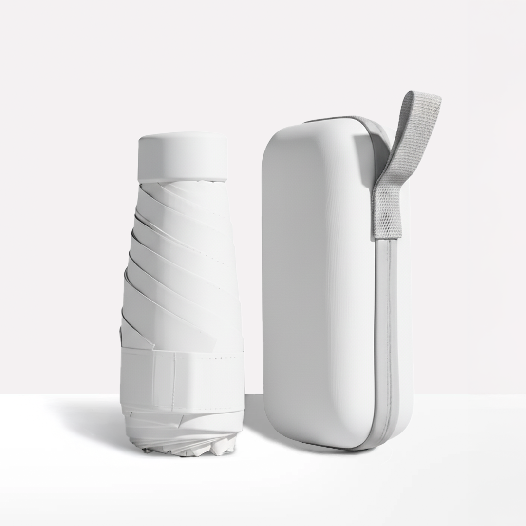 Compact Travel Umbrella & Case