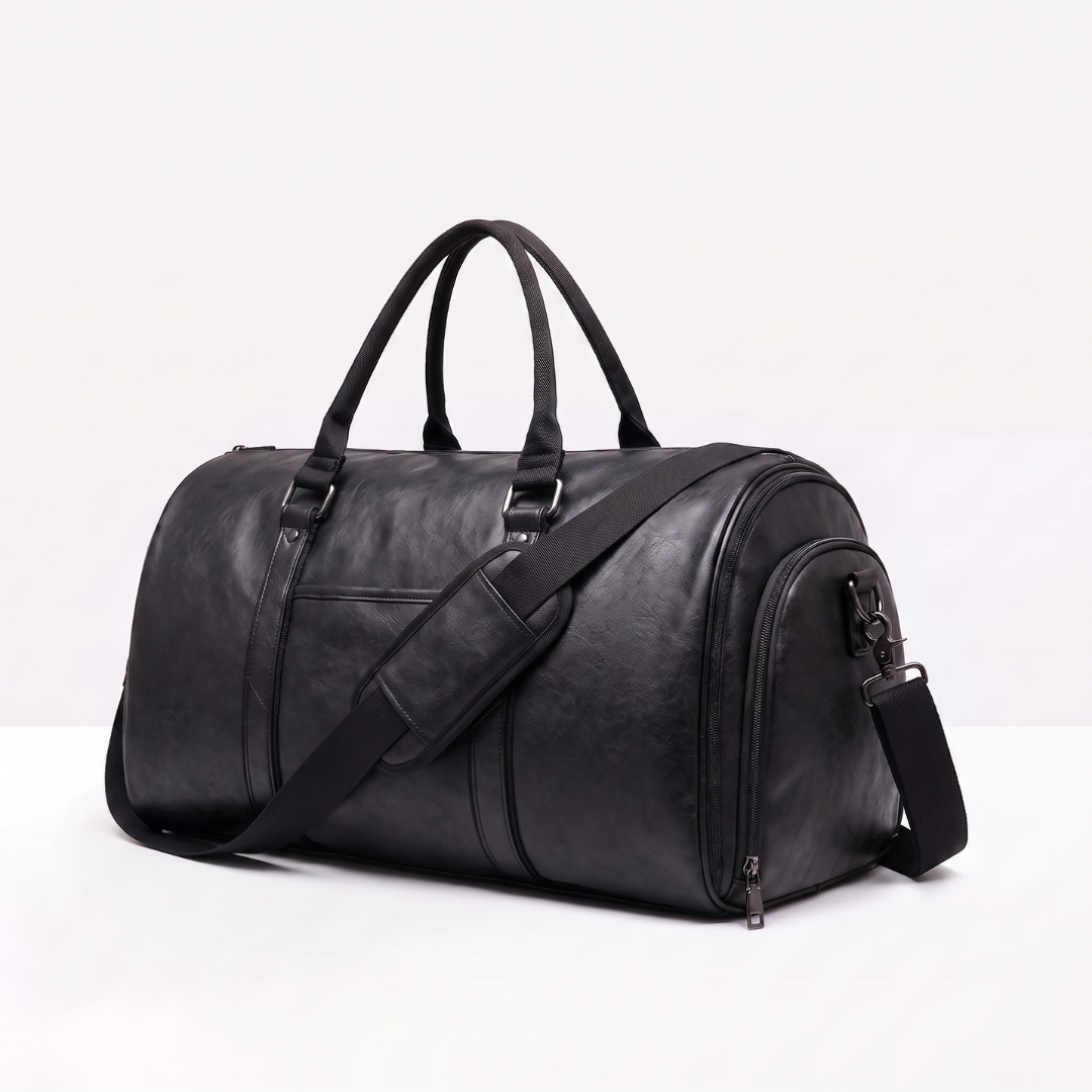 Theo | Leather Weekender Duffle