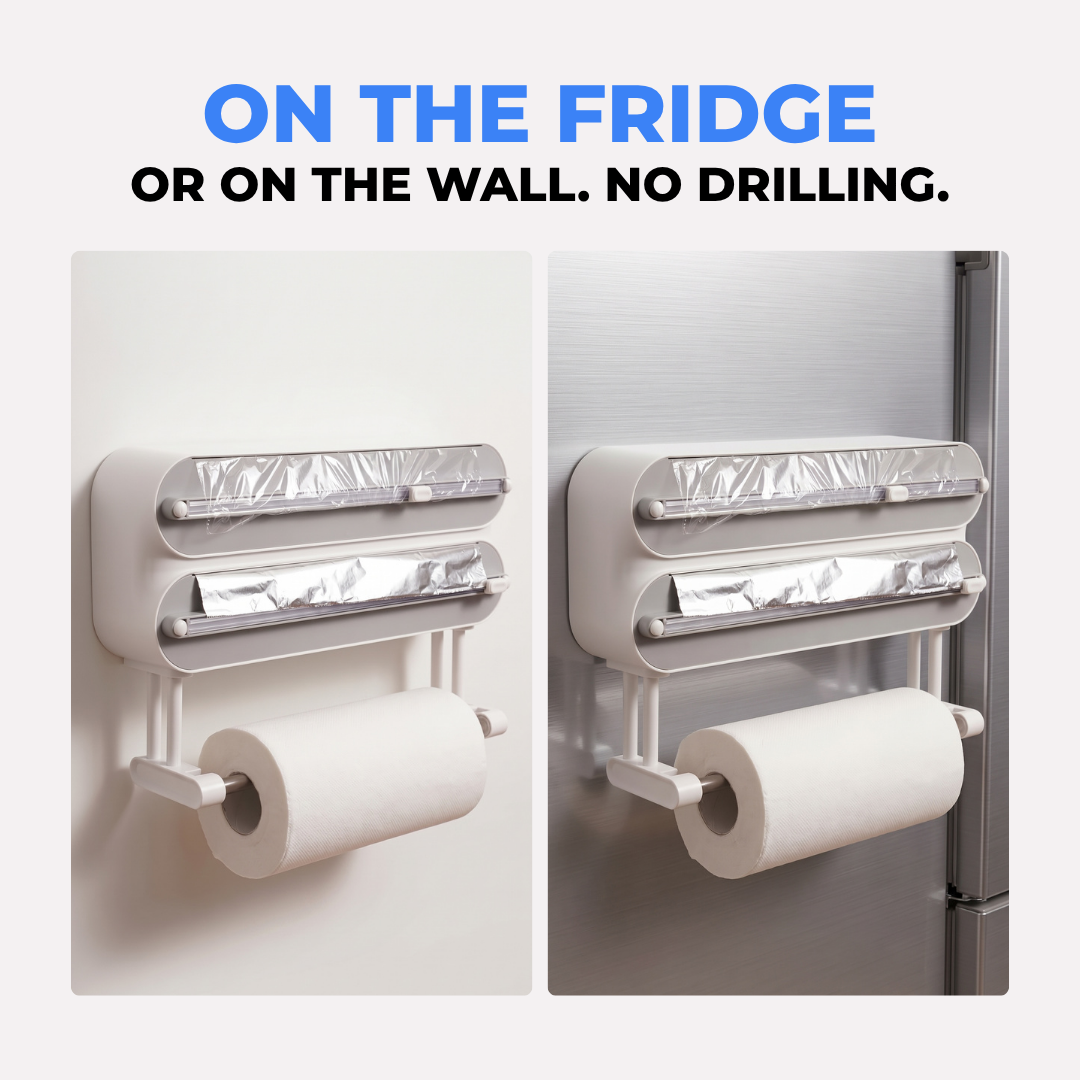 3 In 1 Cling Wrap Dispenser