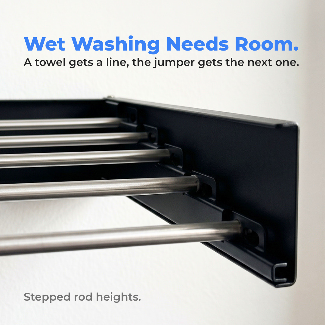 Wall Mounted Clothes Drying Rack