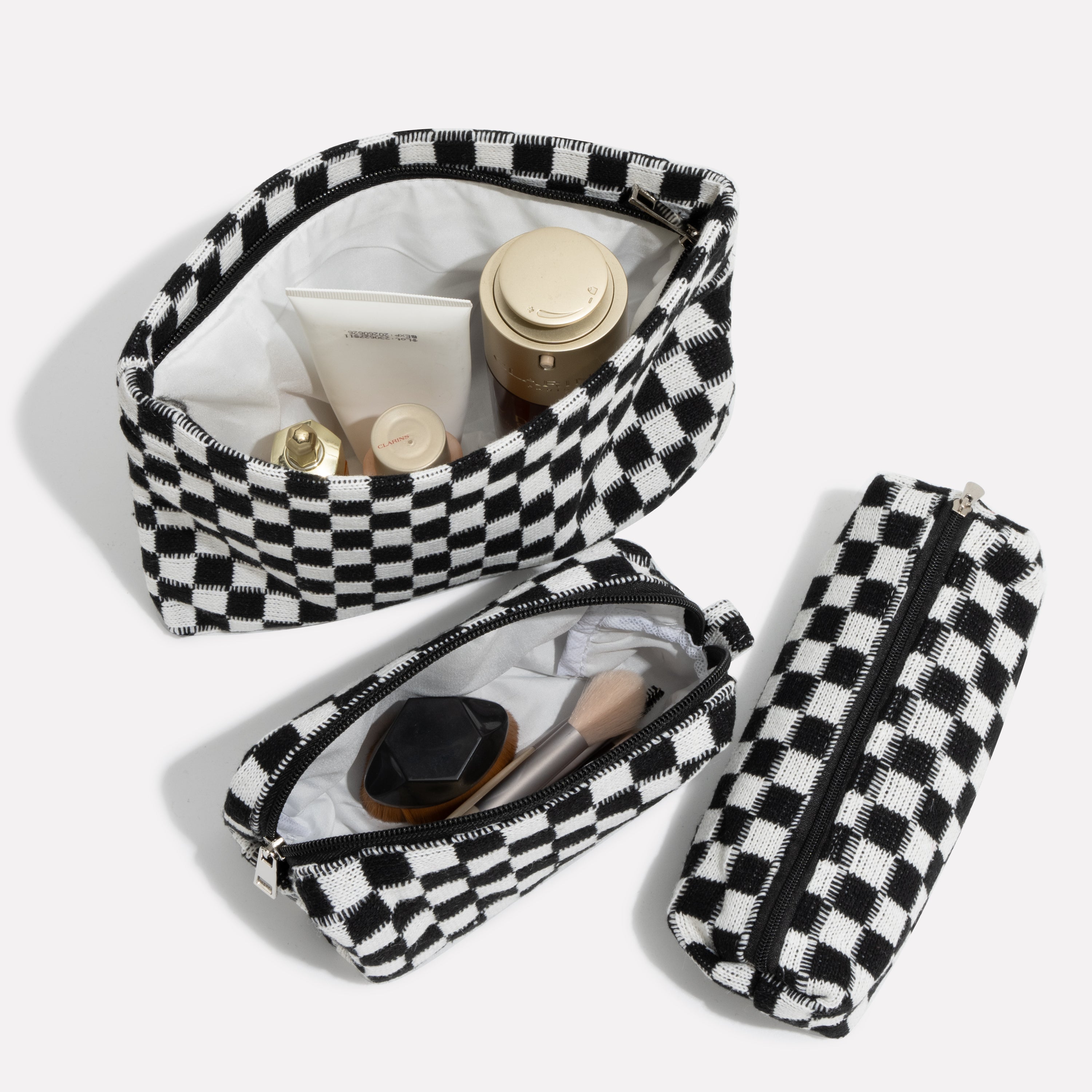Jessica | 3-Piece Cosmetic Bag Set