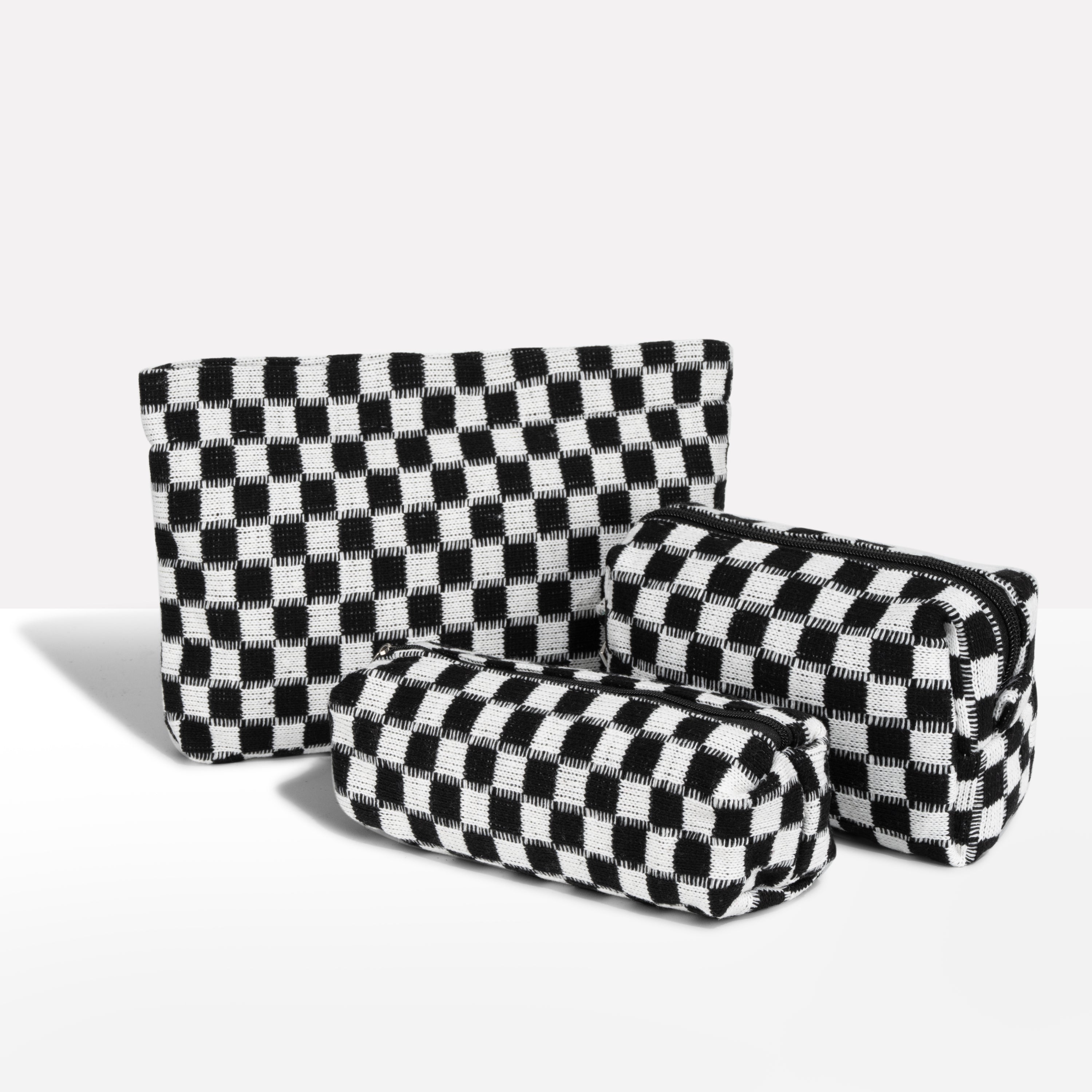 Jessica | 3-Piece Cosmetic Bag Set