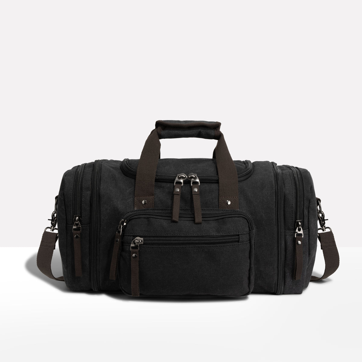 black travel bag men's Multi-Compartment Duffle updated-1779792361 Common Projects - Black Gym bags A polished Models:TEK501HGA