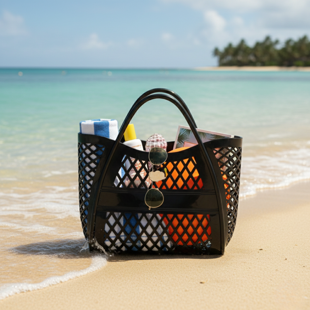 Livia Hollow Jelly Tote