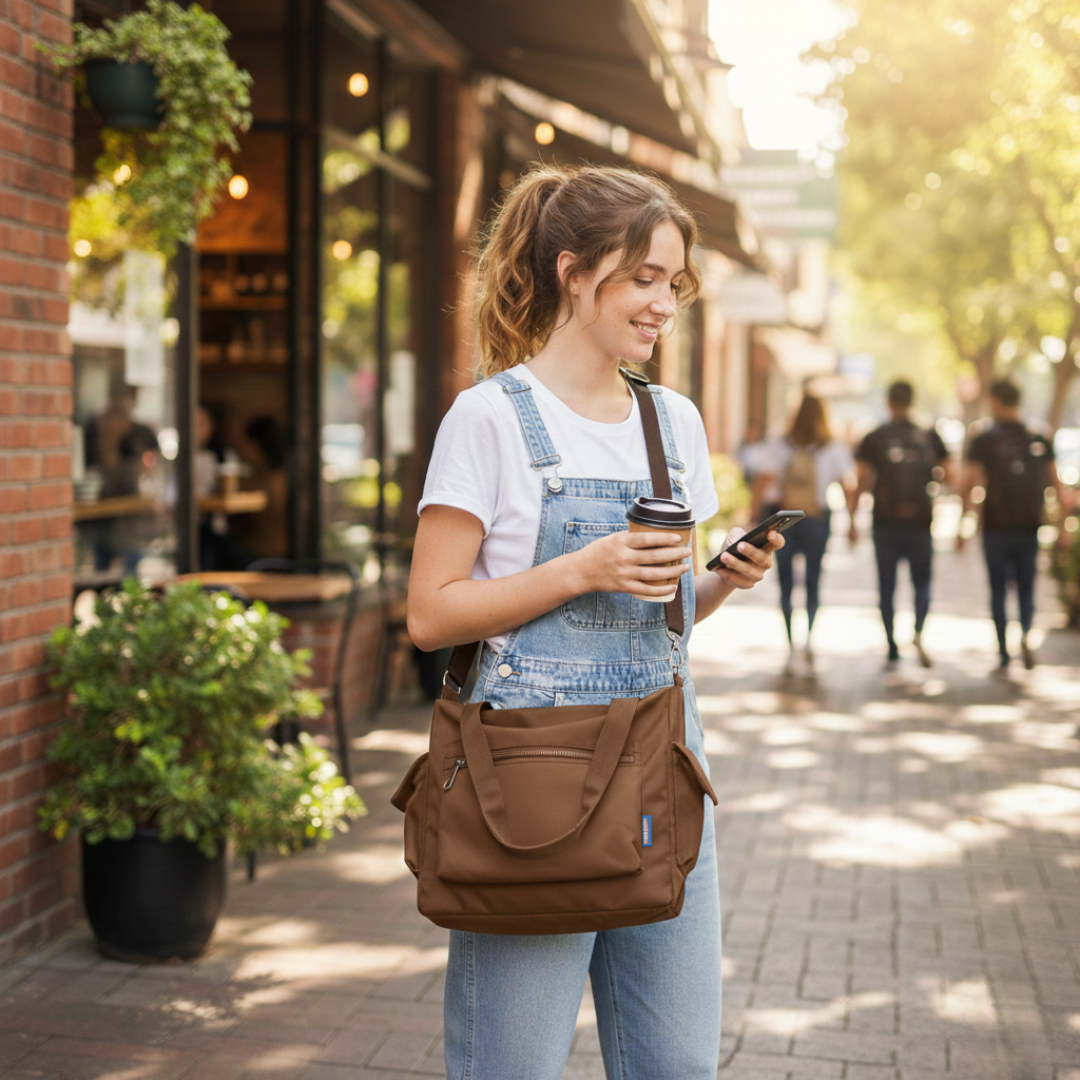 Zara Soft Oxford Tote