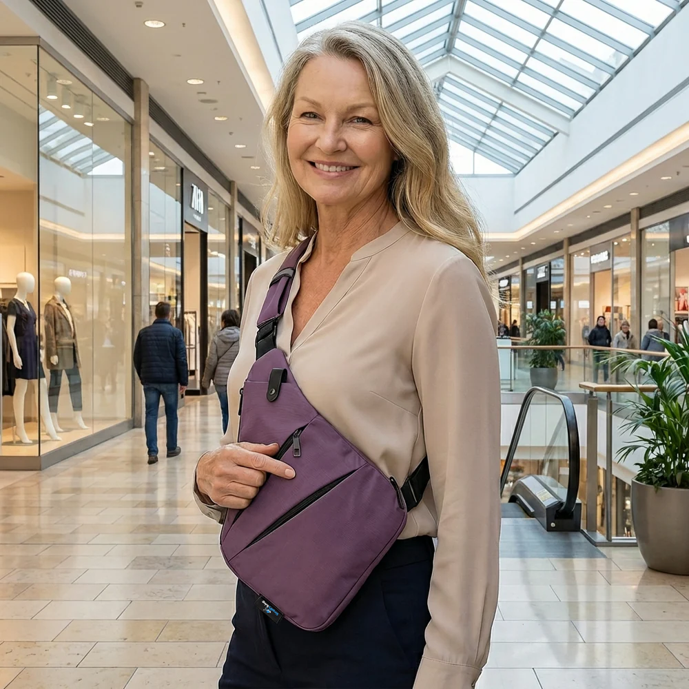 Anti-Theft Crossbody Bag