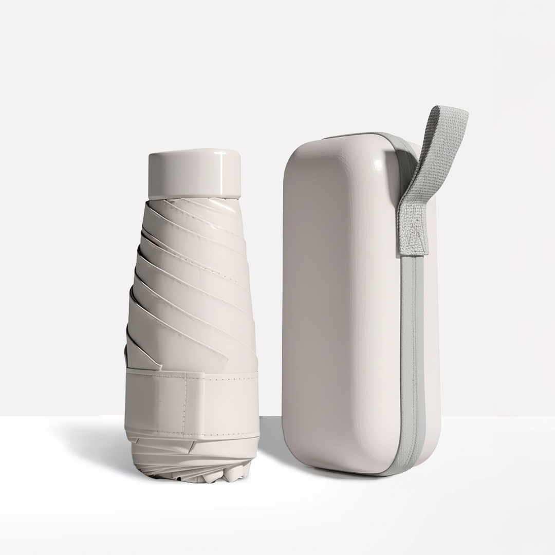 Compact Travel Umbrella & Case